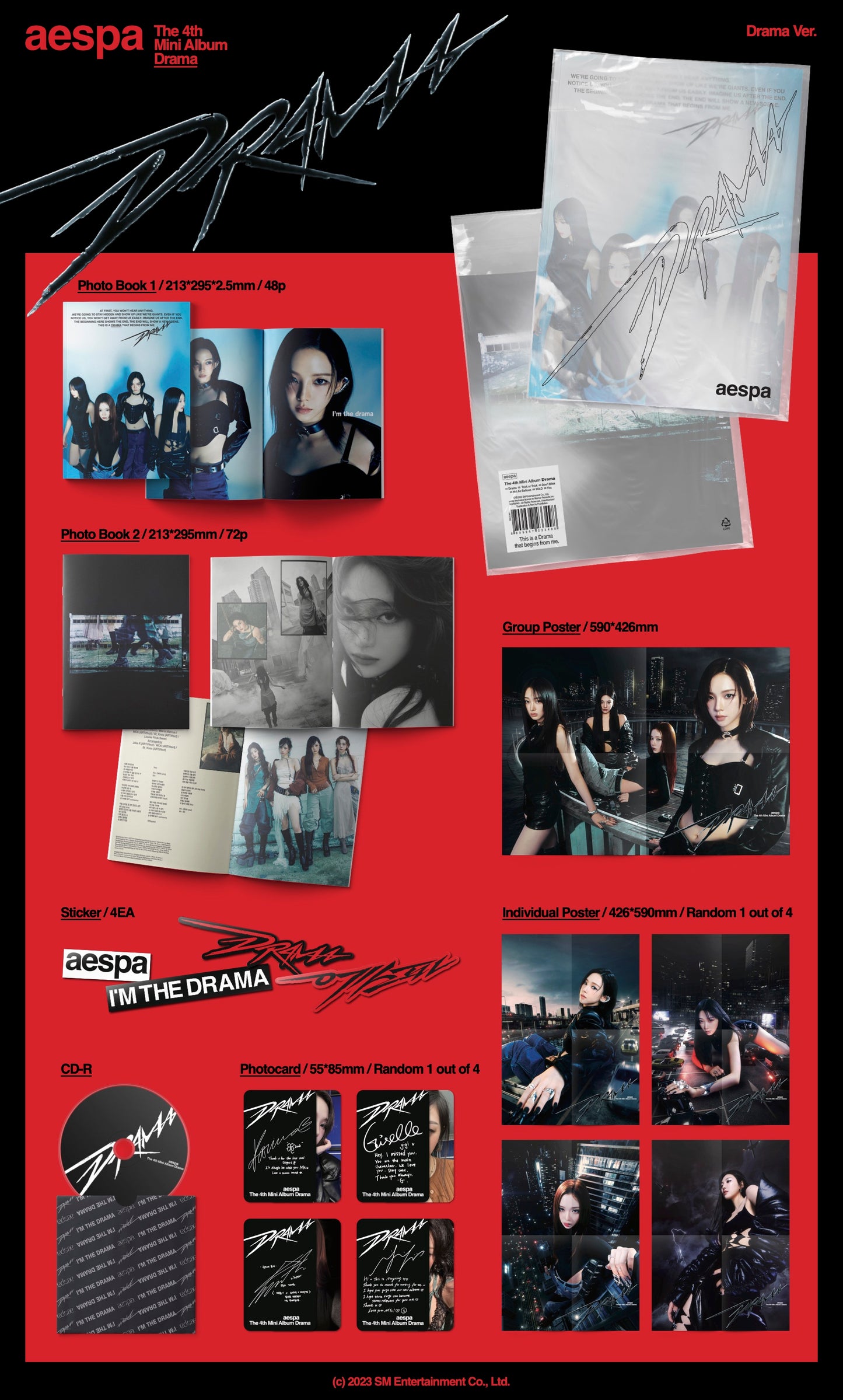 The 4th Mini Album 'Drama' - SCENE Vers. – aespa