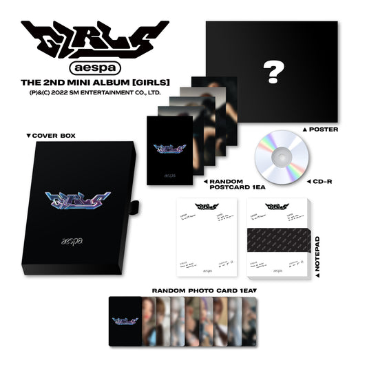 The 2nd Mini Album "Girls" Notepad Deluxe Box